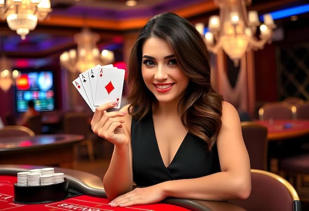zeus33 kasino live baccarat dealer cantik streaming HD